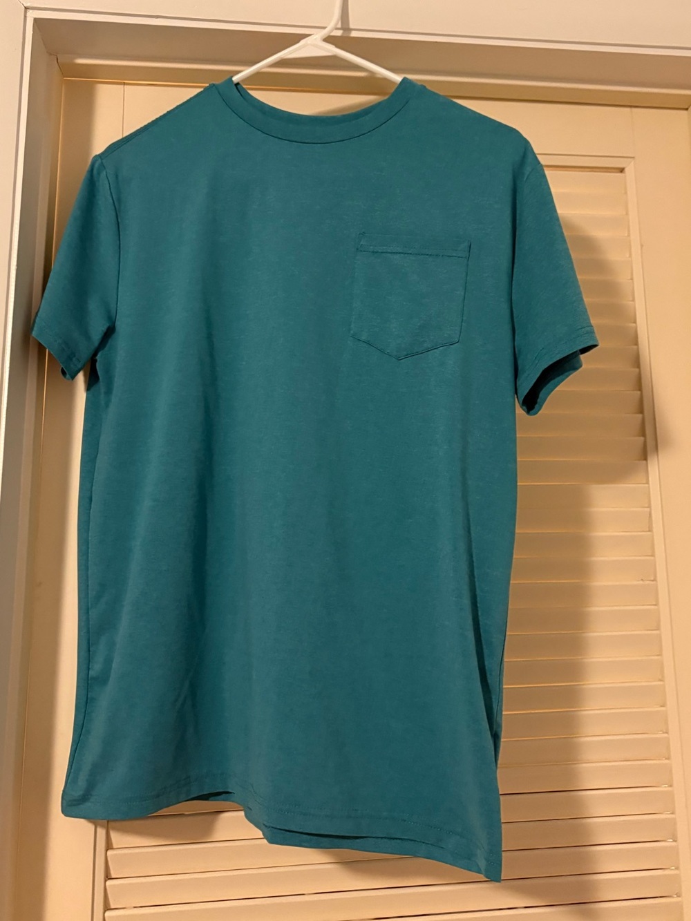 Kids Teal Pocket Short Sleeve Tee